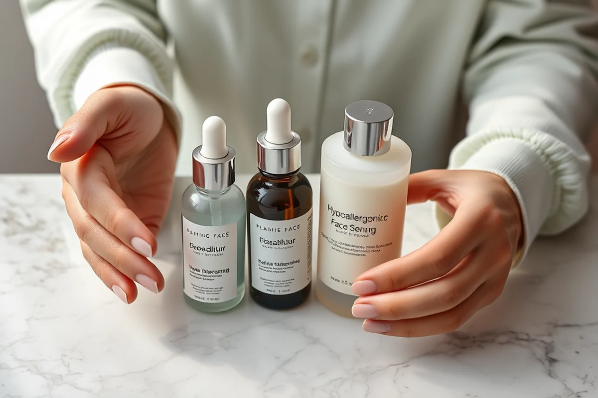 hypoallergenic face skin care comparison — Hypoallergenic Face Skin Care Comparison (the finished result)